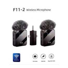 F11 2:1 Wireless Microphone For IPhone , Android and Camera