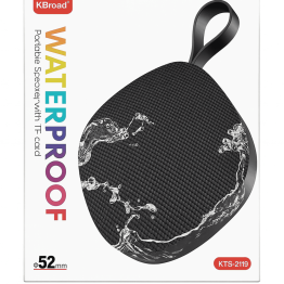 KBroad ওয়াটারপ্রুফ পোর্টেবল স্পিকার (KTS-2119)