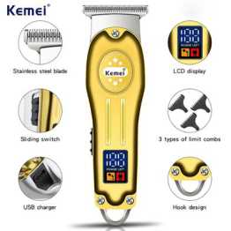 Kemei KM-678 দাড়ি ও চুল কাটার ট্রিমার ফর মেন