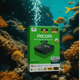 Micom Android TV Box – ১২কে আল্ট্রা এইচডি, ভয়েস কন্ট্রোল সহ