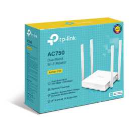 TP-Link Archer C24 AC750 ডুয়াল-ব্যান্ড Wi-Fi রাউটার – স্মার্ট স্পিড, স্মার্ট নিয়ন্ত্রণ!