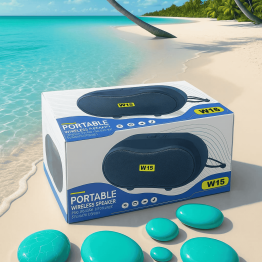 W15 ব্লুটুথ পোর্টেবল ওয়্যারলেস স্পিকার